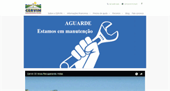 Desktop Screenshot of cervin.org.br